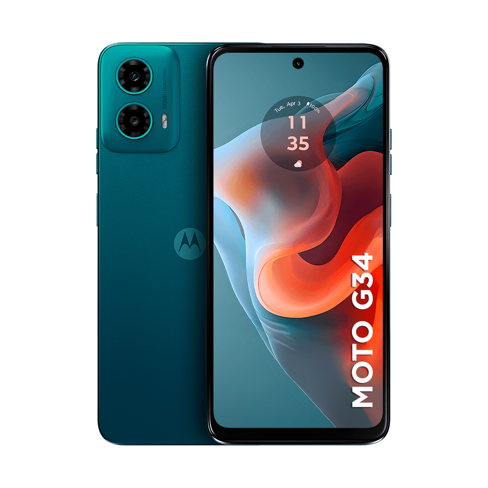 Moto G34| Foto: Divulgação