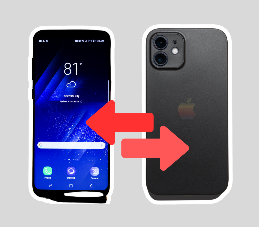 Transferir os dados do iPhone e Android